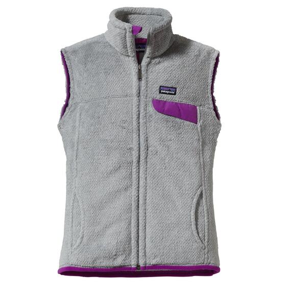 Patagonia W's Re-Tool Vest Tailored Grey/Ikat Purple Size Large - Picture 1 of 10